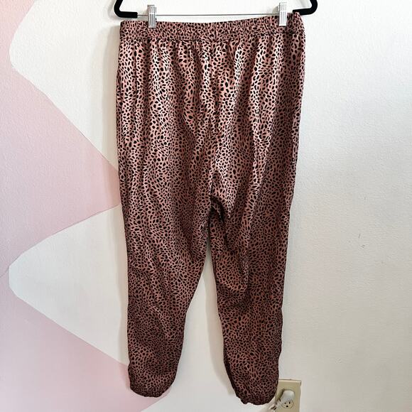 Victoria’s Secret PINK Leopard Print Joggers Women’s L NWT Lounge Y2K Coquette - Picture 2 of 7